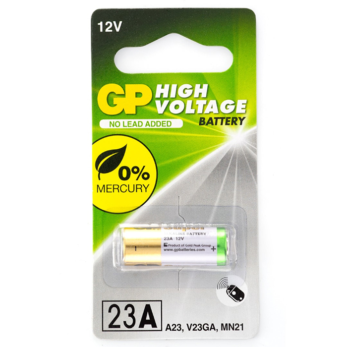 GP-MN21-23A-12-0V-GPPBA23A باتری ریموت A23-12V